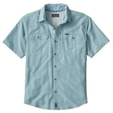 Patagonia Men's Short Sleeve Sol Patrol II Travel Shirt, 30 UPF tubular blue