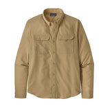 Patagonia Men's Long Sleeve Self Guided Hike Shirt 50 UPF Nautilus Tan