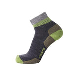 Point6 37.5 Hiking Block Stripe Light Mini Crew Grey